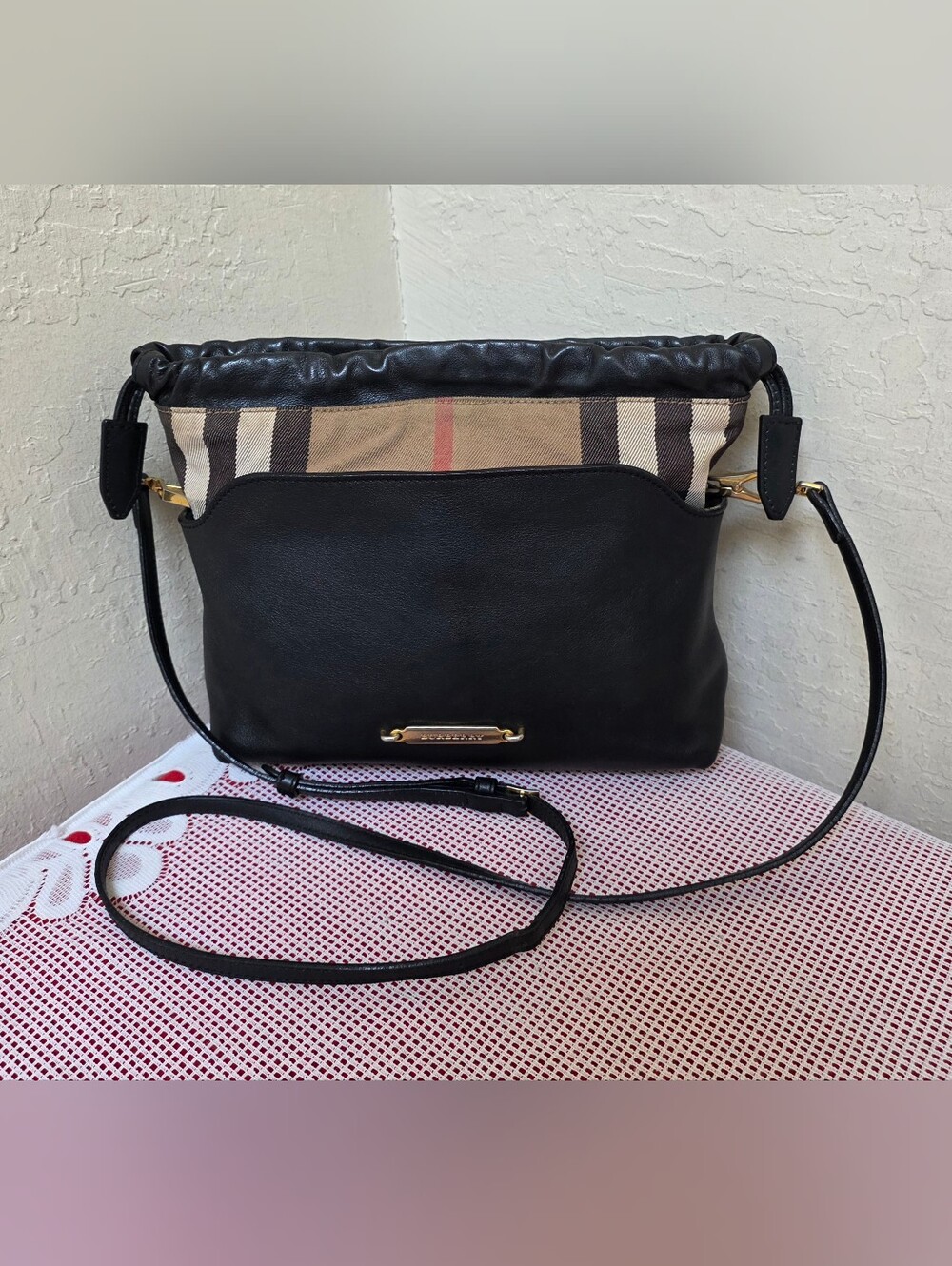Burberry Leather Little Crush Shoulder Crossbody Bag AUTHENTIC